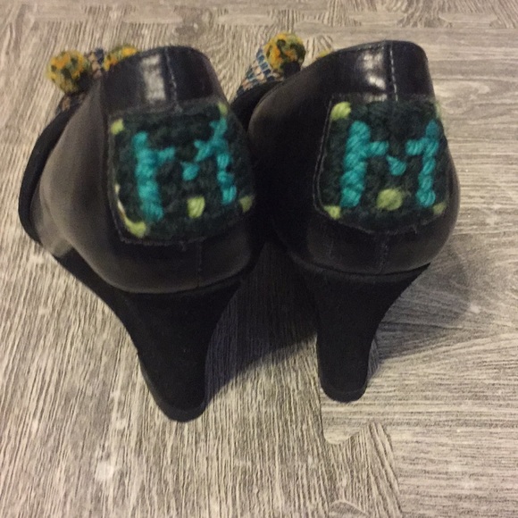 M by Morenatom Houndstooth Wedges - Picture 3 of 4